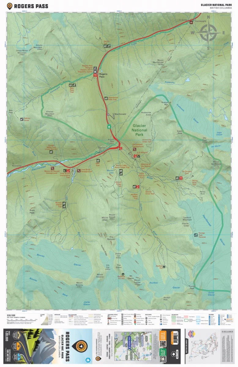 Rogers Pass (Glacier National Park, BC) - Destination Map - Image 2