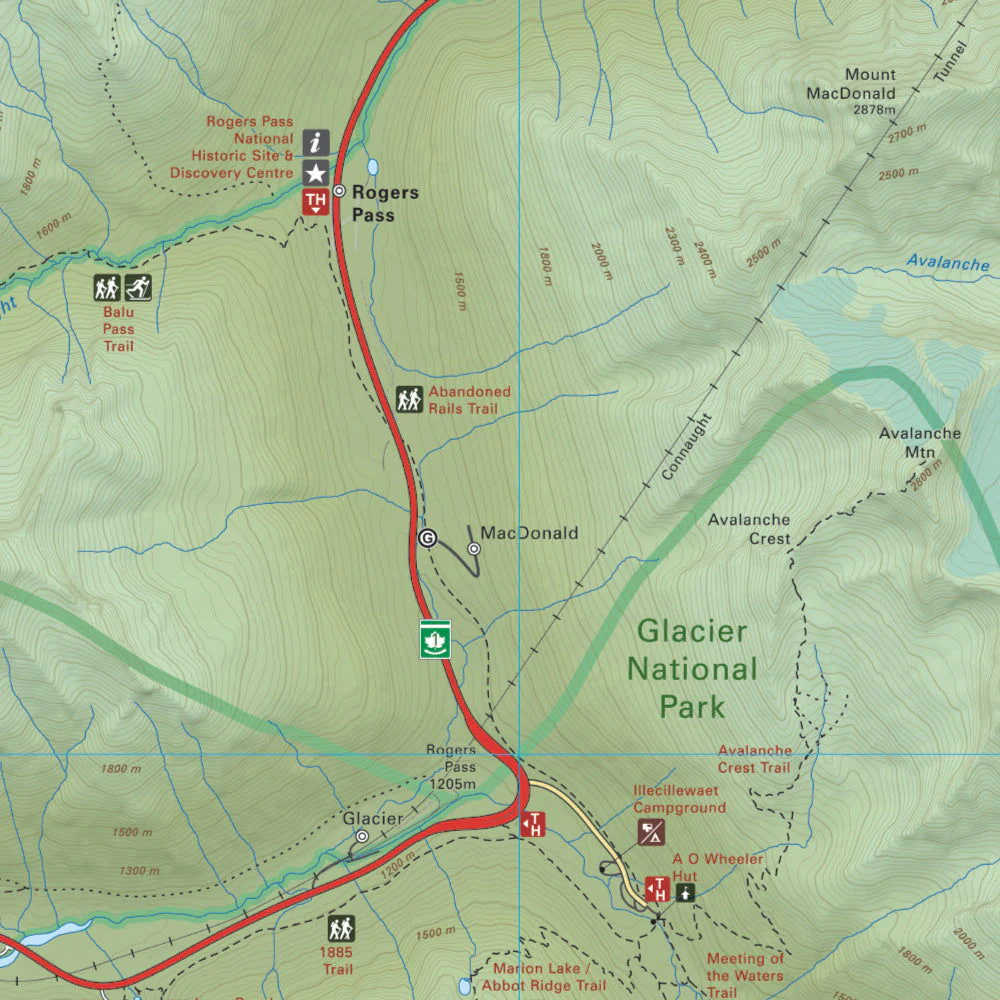Rogers Pass (Glacier National Park, BC) - Destination Map - Image 3
