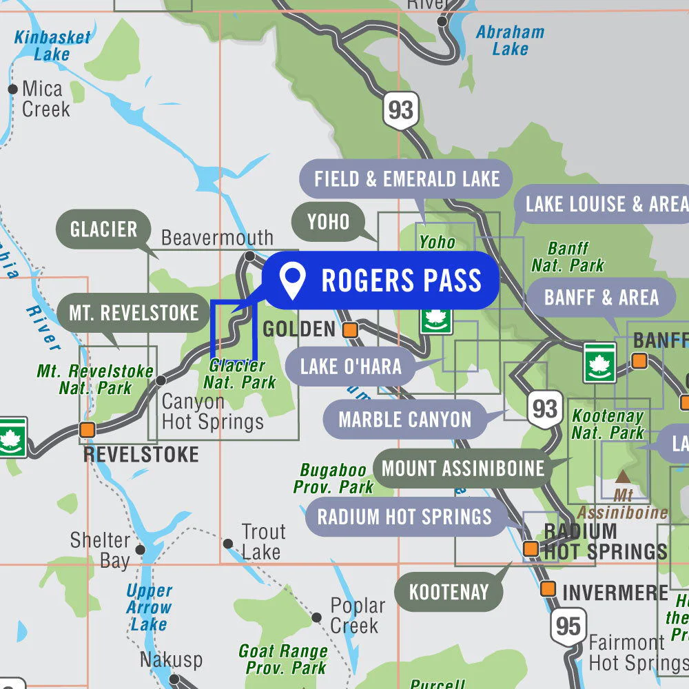 Rogers Pass (Glacier National Park, BC) - Destination Map - Image 4