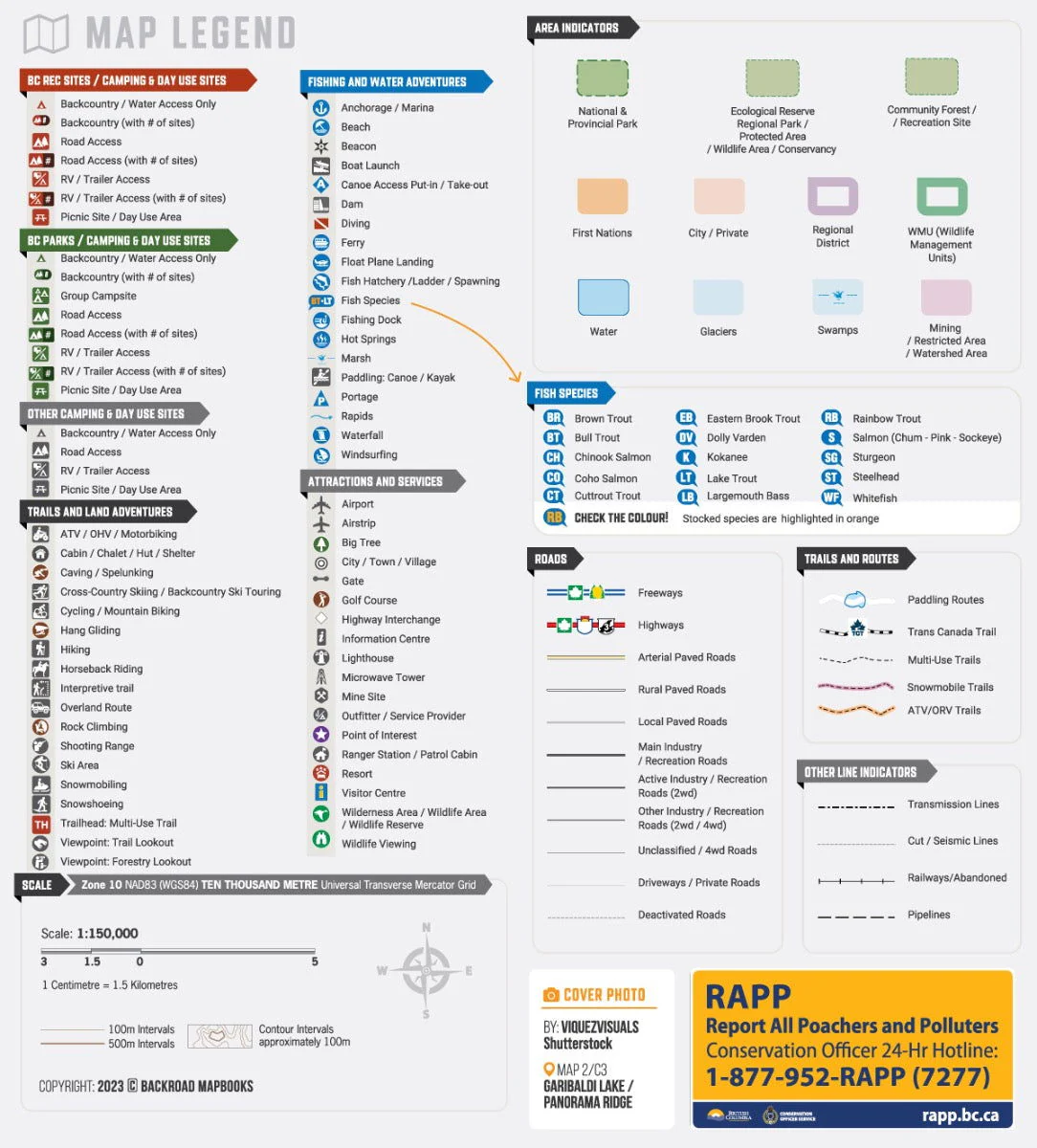 Squamish, Chilliwack & Merritt BC - Recreation Map - Image 5