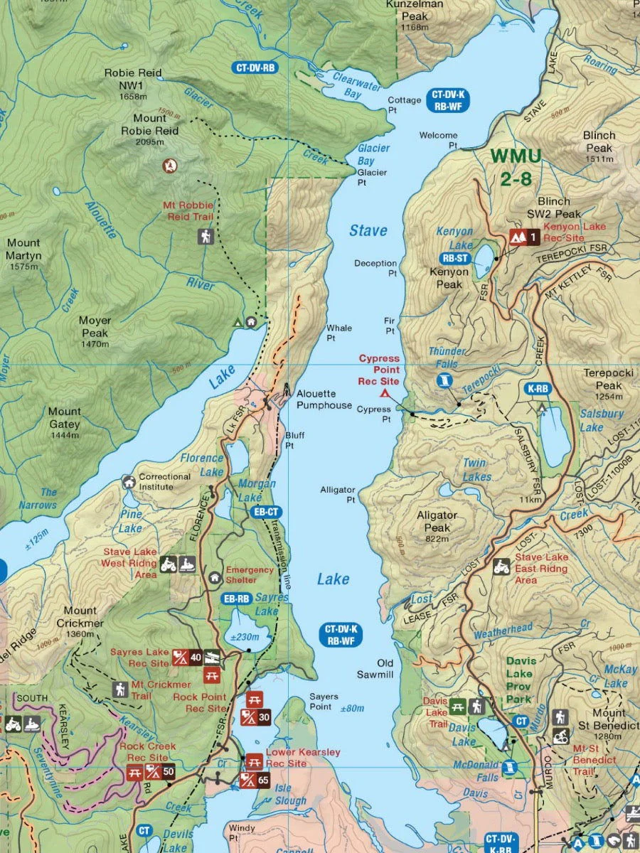 Squamish, Chilliwack & Merritt BC - Recreation Map - Image 7