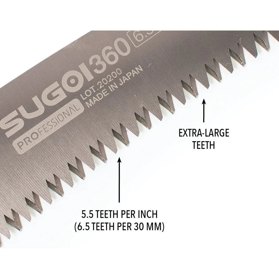 SUGOI Professional 360 (XL Teeth) Arborist Sheath Saw - Image 4
