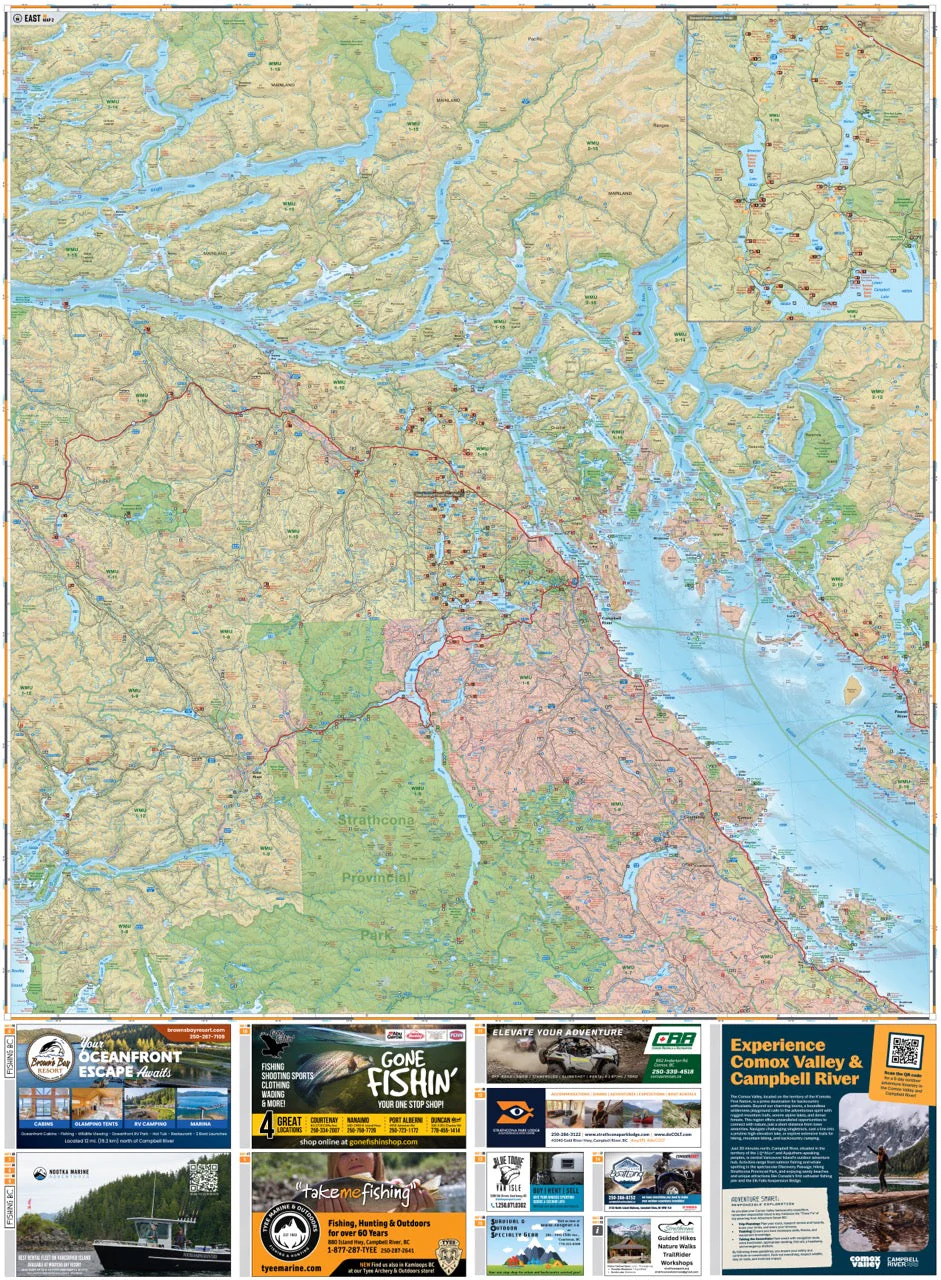 Vancouver Island North BC - Recreation Map - Image 3