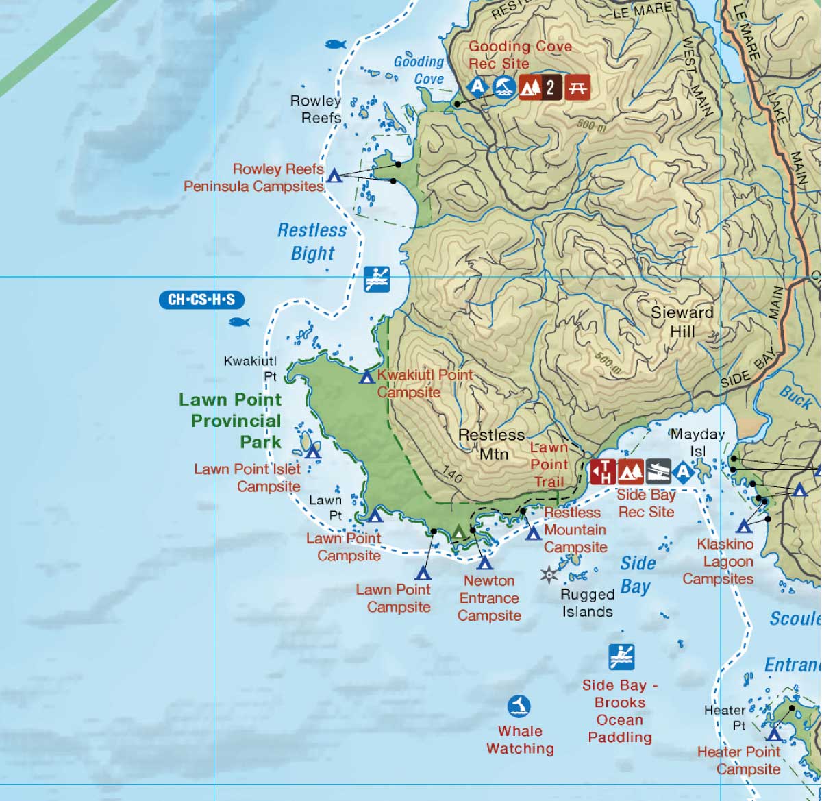 Vancouver Island North BC - Recreation Map - Image 4