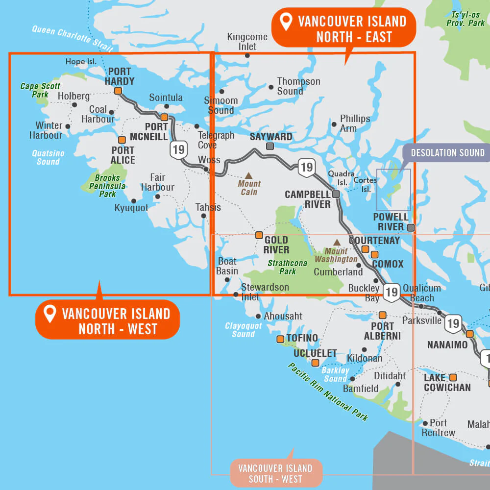 Vancouver Island North BC - Recreation Map - Image 5