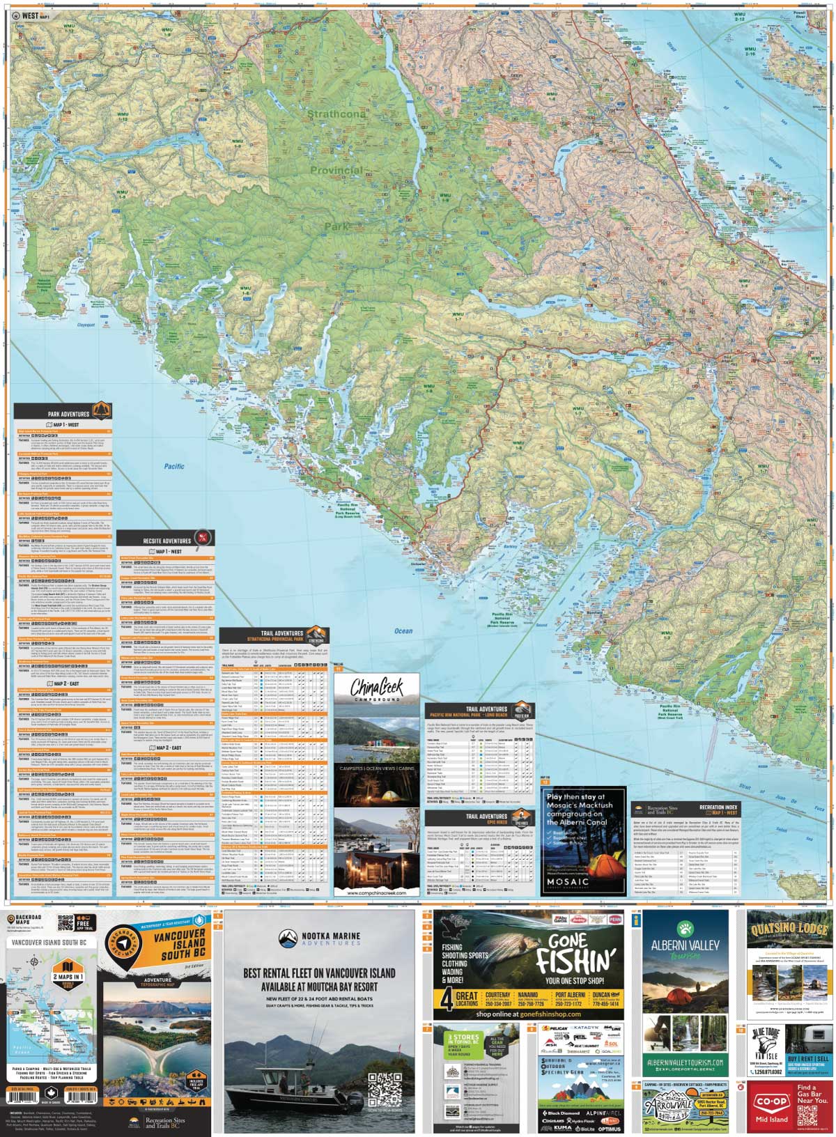 Vancouver Island South BC - Recreation Map - Image 2