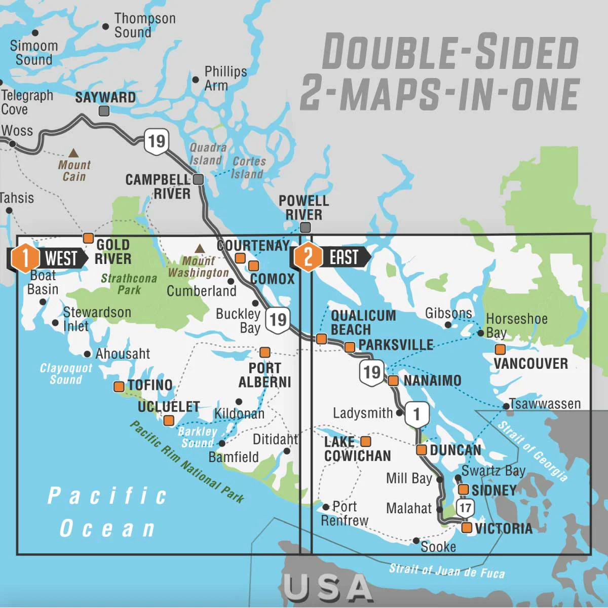Vancouver Island South BC - Recreation Map - Image 7