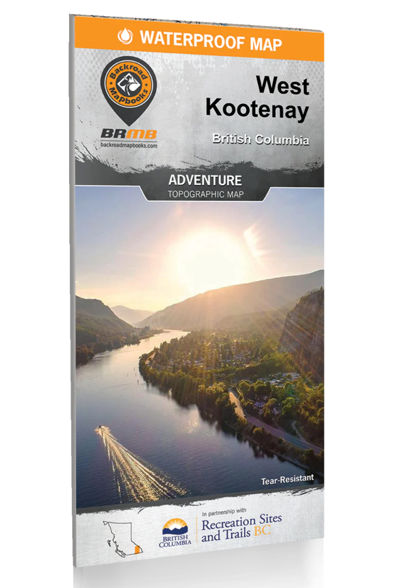 West Kootenay BC - Recreation Map
