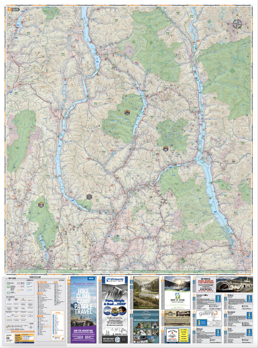 West Kootenay BC - Recreation Map - Image 3