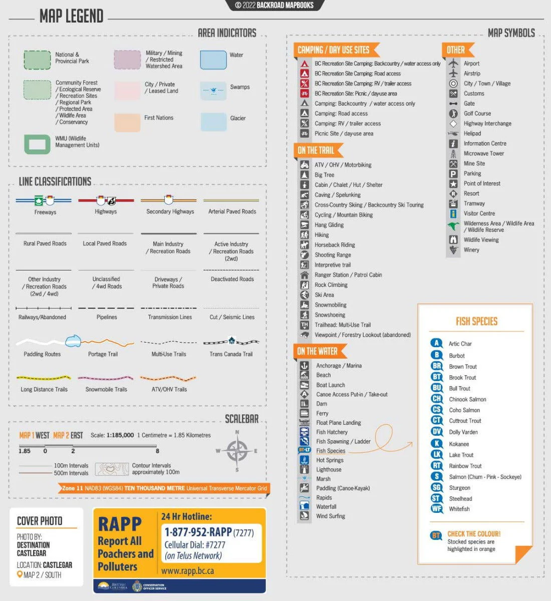 West Kootenay BC - Recreation Map - Image 5
